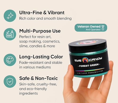 Pigments Premium Green Mica Powder