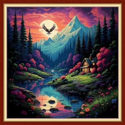 Cross Stitch Kits for Beginners Stamped Cross