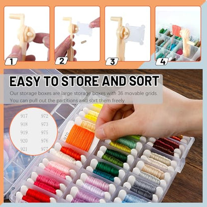 157Pcs Embroidery Floss Organizer Kit (157 Count)