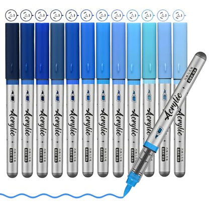 Blue Acrylic Paint Pens