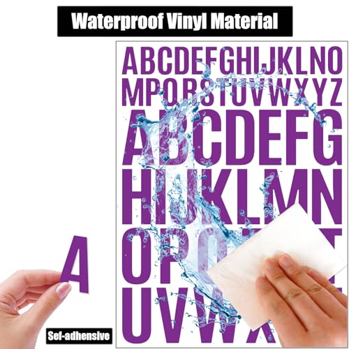 Letter Stickers 1560 Pieces 30 Sheets Stick on Vinyl Letters Capital Alphabet Sticker Letter for Craft Bulletin Boards Classroom Home Business Decor (1560 Count)