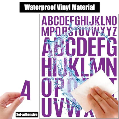 Letter Stickers 1560 Pieces 30 Sheets Stick on Vinyl Letters Capital Alphabet Sticker Letter for Craft Bulletin Boards Classroom Home Business Decor (1560 Count)