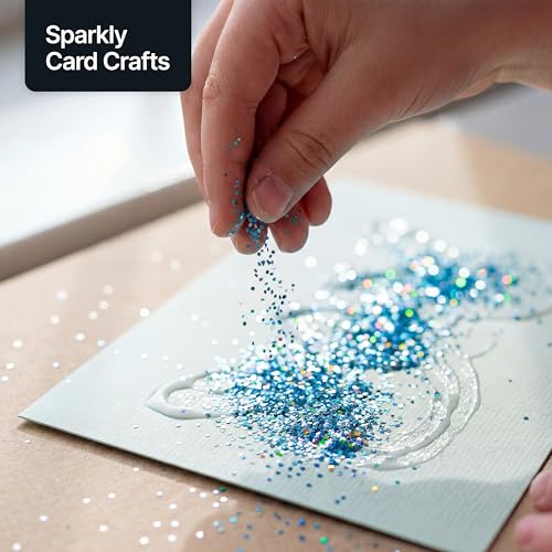 Craft Glitter Ocean Blue Holographic 100g Super Chunky Glitter