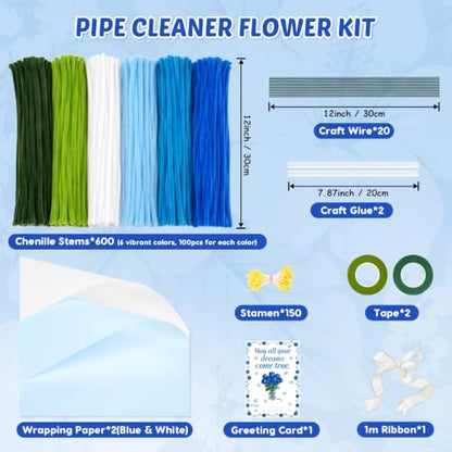Pipe Cleaners Flower Kit