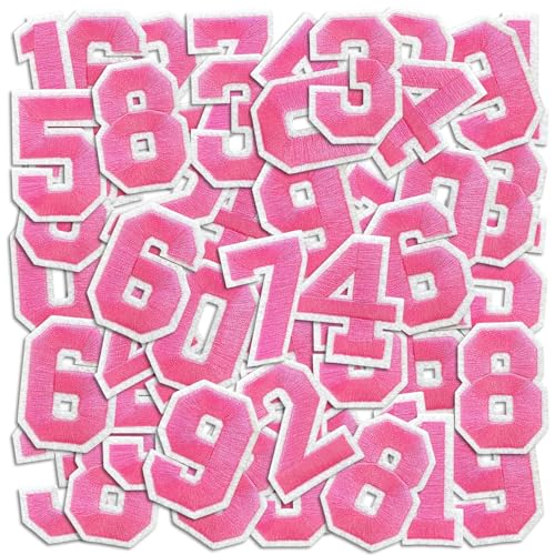Number Iron On Patches (50 Count)