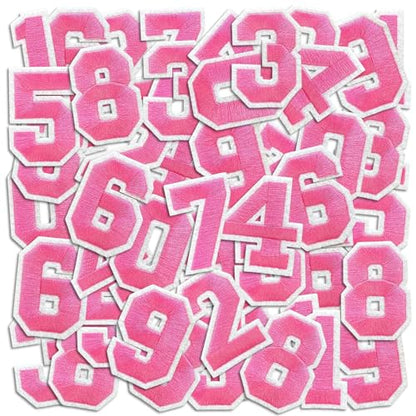 Number Iron On Patches (50 Count)