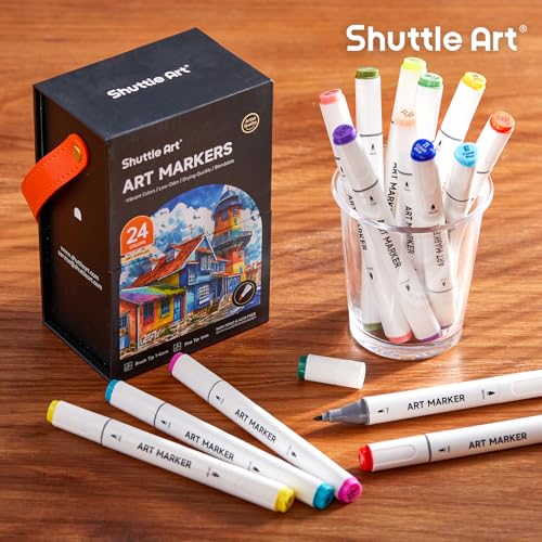 Brush Tip Alcohol Markers