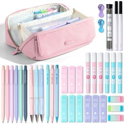 36PCS Mechanical Pencil Set with 624 Lead Refills