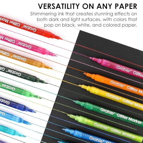 Glitter Acrylic Paint Markers