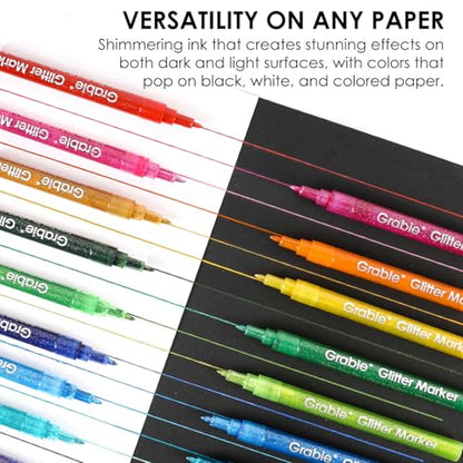 Glitter Acrylic Paint Markers