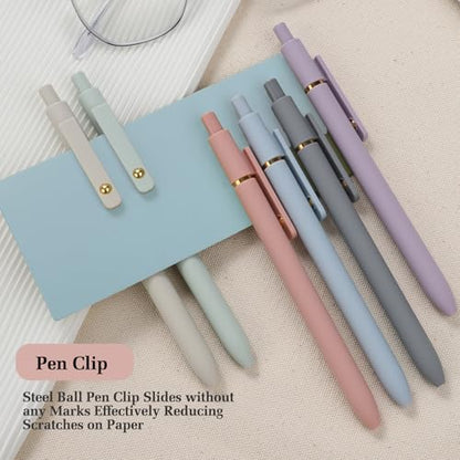 Gel Pens 6pcs Blue Ink Medium Point 0.7mm Smooth Writing Pens (6 Count)