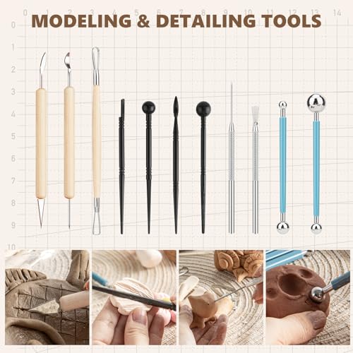 23PCS Clay Tools Sculpting