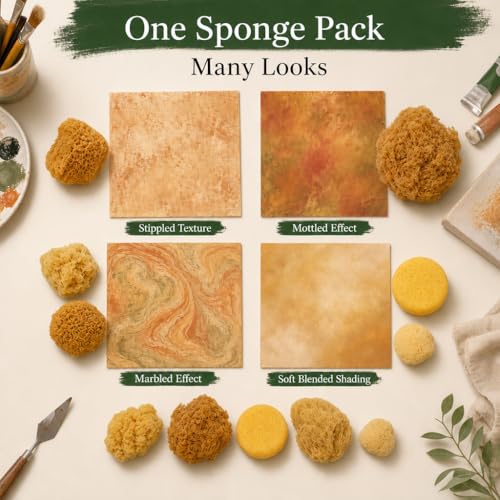 Natural Sea & Synthetic Sponges 7pk (7 Count)