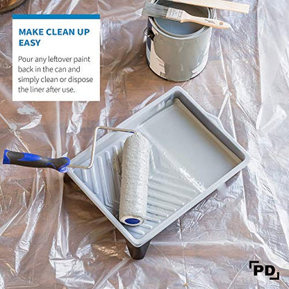 PD 9 Inch Paint Tray Liners (10 Count)