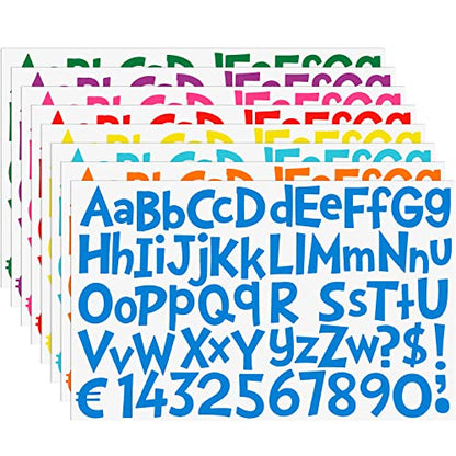 544 Pcs 2 Inch Large Alphabet Stickers