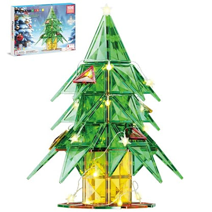 106pc Magnetic Tiles LED Light
