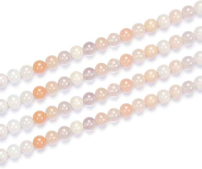 35pcs Adabele Natural Light Red Aventurine Healing Gemstone 10mm (0.39 inch) Round Loose Beads Gem Stone Spacer for Craft Jewelry Making GF5-10