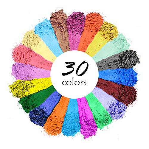Mica Powder 30 Color Resin Pigment (4.23288 Ounce)