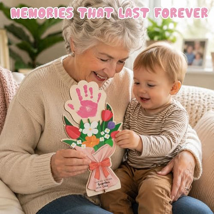 DIY Mothers Day Crafts for Kids Handprint Art