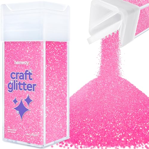 Craft Glitter Shaker Baby Pink Iridescent 130g Microfine (3.8 Ounce)