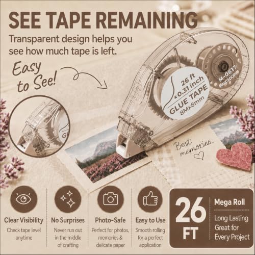 Glue Tape Roller (8 Count)