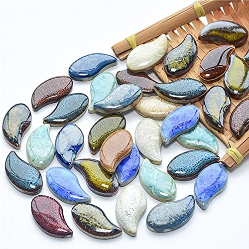 500g 1.1lb Random Color Irregular Ceramics Mosaic Tiles