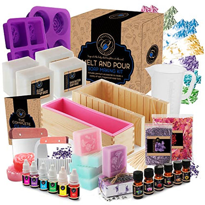 Large 𝗣𝗥𝗘𝗠𝗜𝗨𝗠 Deluxe Soap Making Kit