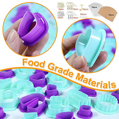 Polymer Clay Cutters for Earring Making (160 Count)