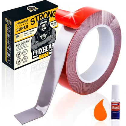1" Width Double Sided Foam Tape (15 Foot)