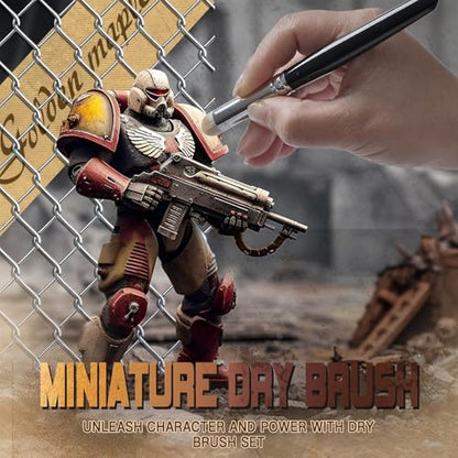 Miniature Paint Brushes Drybrush