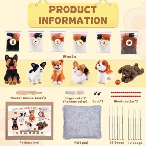 6 Pcs Needle Felting Kit