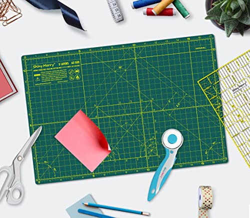 Self Healing Cutting Mat A3 12"x 18" Double Sided Green Mat