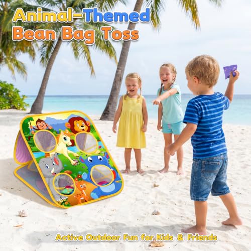 Animal Bean Bag Toss Game