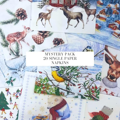 Mystery Pack Decoupage Paper Napkins (20 Count)