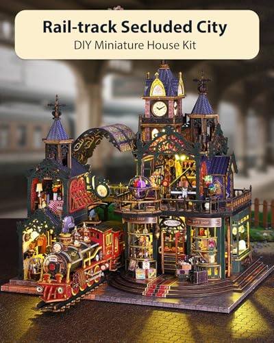 DIY Miniature House Kit Dollhouse Kit for Adults to Build Mini Magic House
