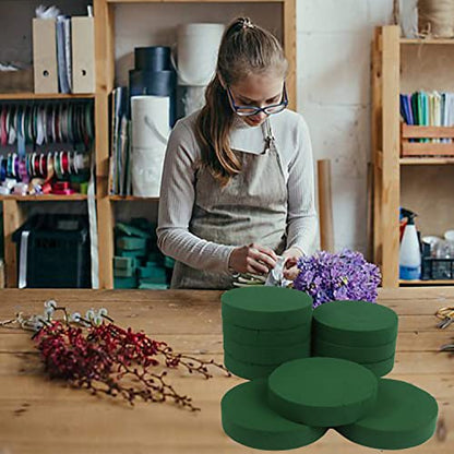 10PCS 8" Large Round Floral Foam Bricks