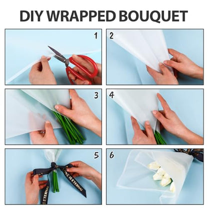 20 Sheets Flower Wrapping Paper (20 Count)