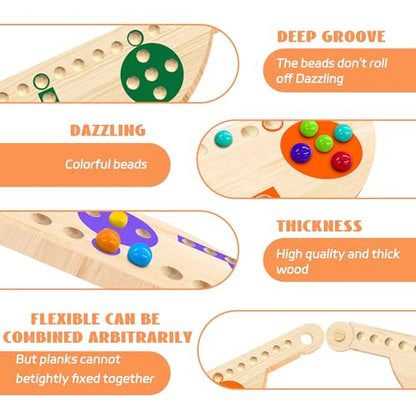 Solid Wood Marbles and Jokers Board Game
