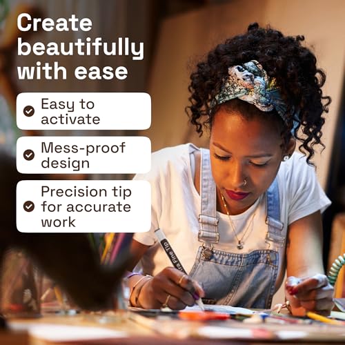 6 Black & White Acrylic Paint Pens (6 Count)