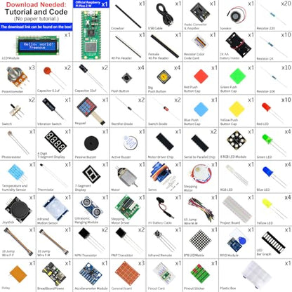 Ultimate Starter Kit for Raspberry Pi Pico 2 W