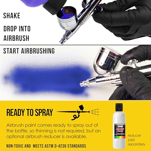 Opaque Bright Yellow Acrylic Airbrush Paint (8 Ounce)
