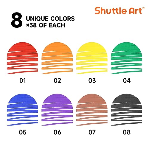 304 Pack Washable Markers (304 Count)