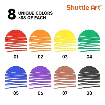 304 Pack Washable Markers (304 Count)