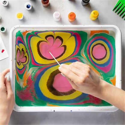 54 Pcs Water Marbling Paint Kit