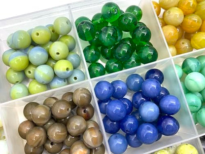 300Pcs 8mm Natural Gemstone Beads (3.5274 Ounce)