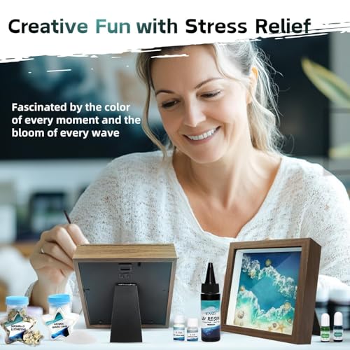 Crafts for Adults Zen Ocean Resin Art Kit