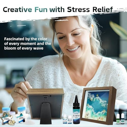 Crafts for Adults Zen Ocean Resin Art Kit
