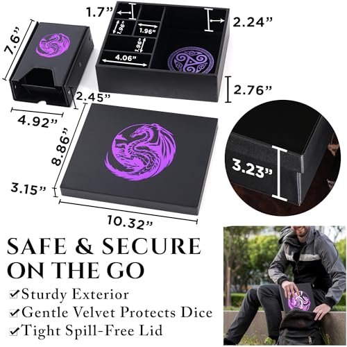 All-in-One Game Roamer - Dice Tray & Tower for DND and RPG