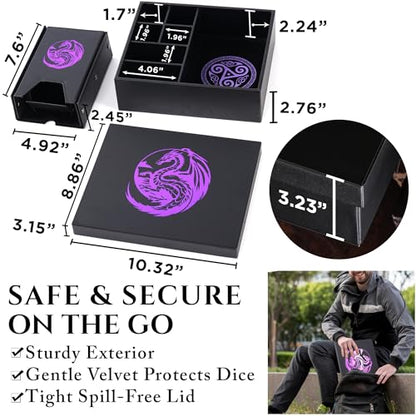 All-in-One Game Roamer - Dice Tray & Tower for DND and RPG