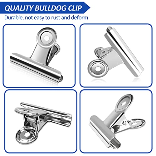 20 Pack Large Metal Hinge Clips 2 Inches (20 Count)